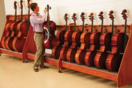 Cello Racks Holds Six Cello